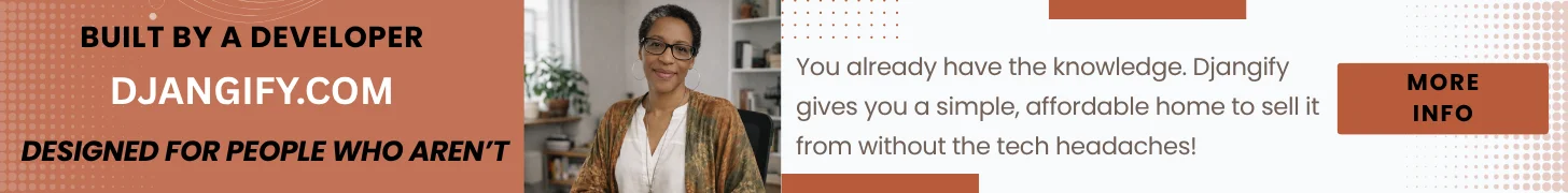 Djangify – a simple, affordable home to sell your knowledge without the tech headaches